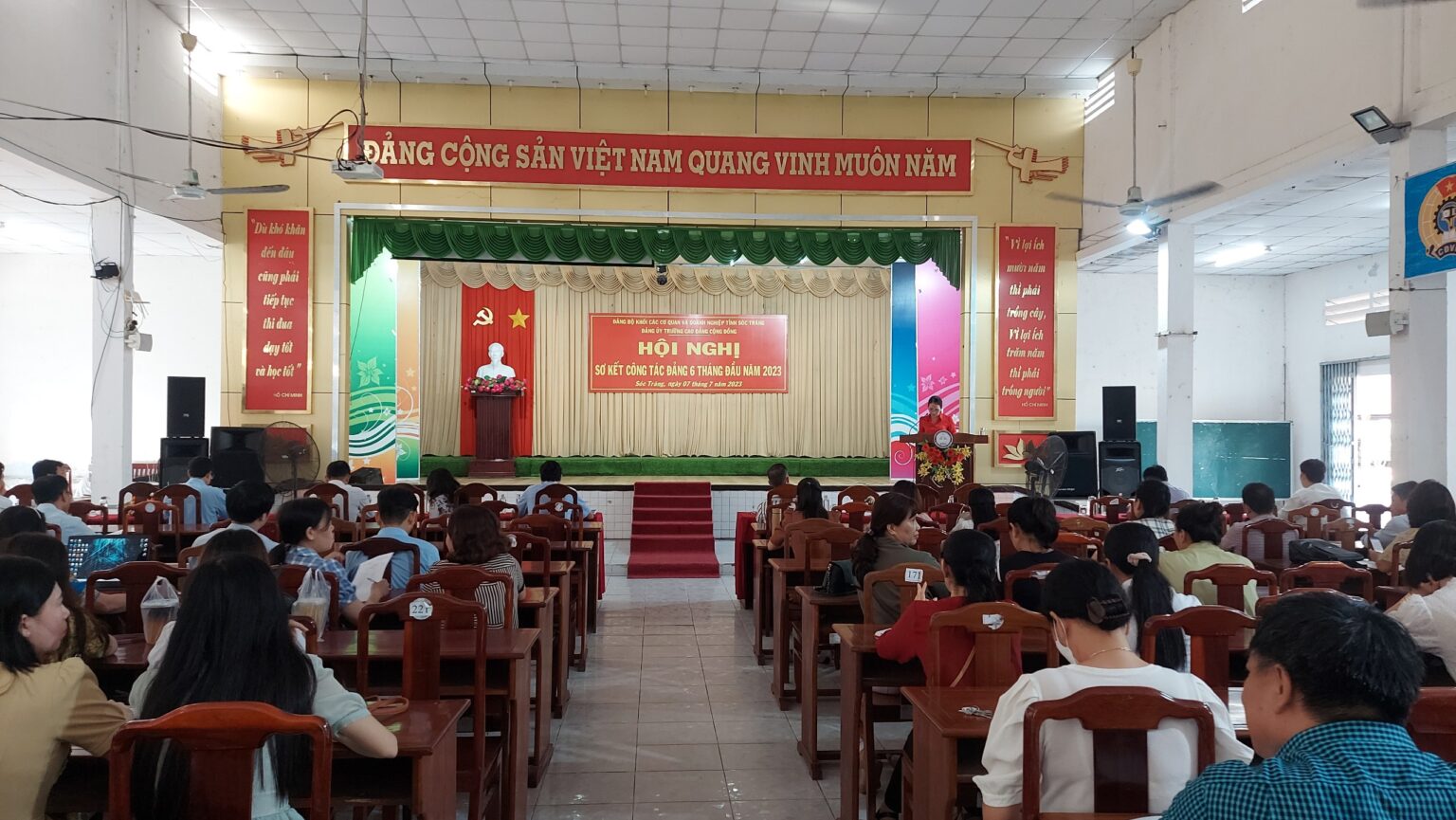 Hội nghị sơ kết công tác Đảng 6 tháng đầu năm và triển khai một số nhiệm vụ, giải pháp cuối năm 2023